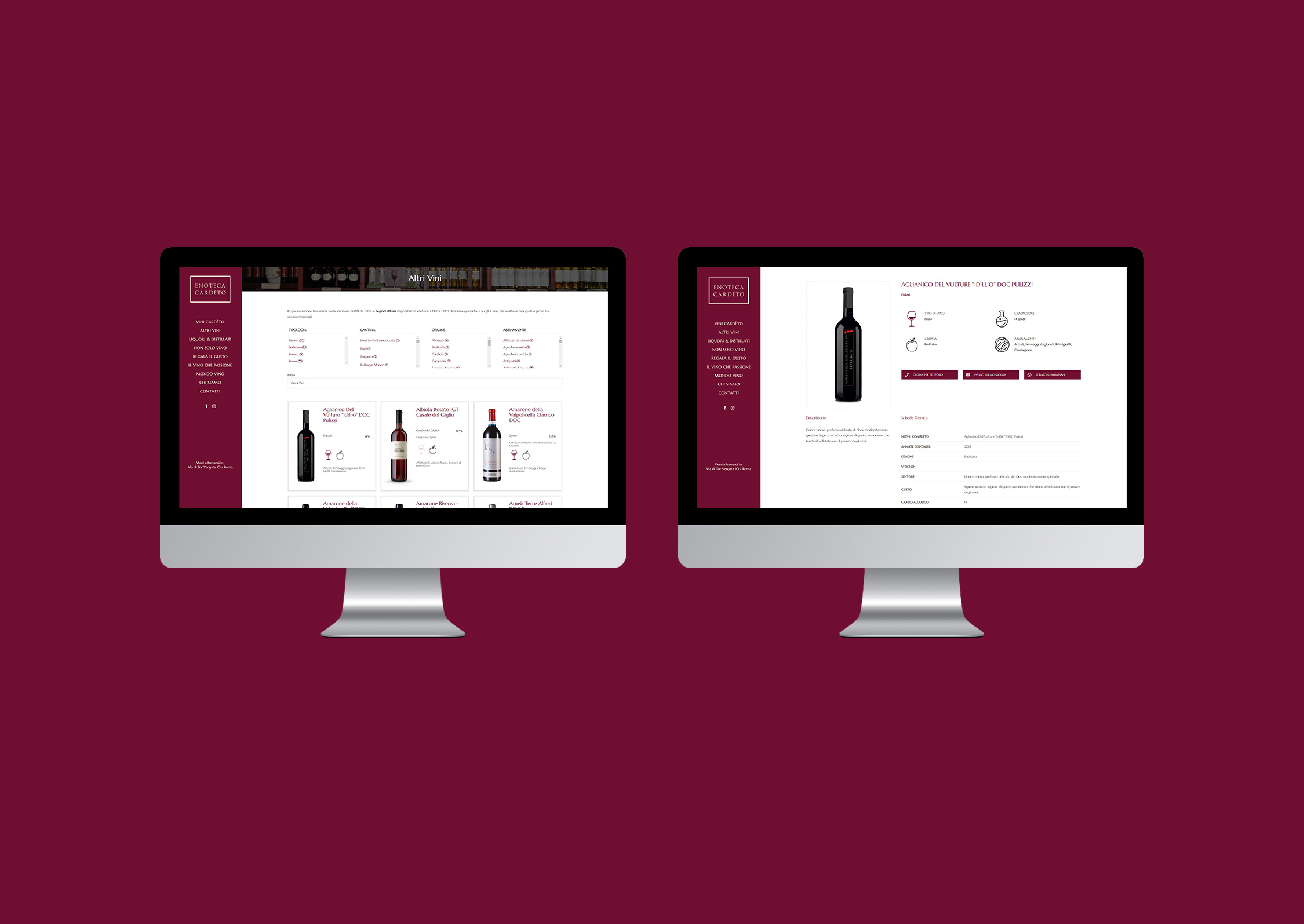 Wines Page